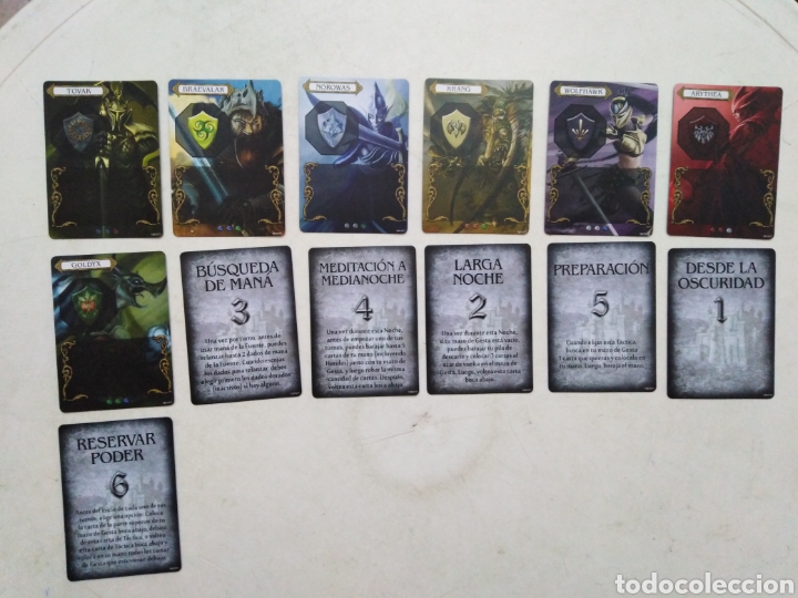 Juegos antiguos: Lote de 281 cartas de MAGE KNIGHT - Foto 7