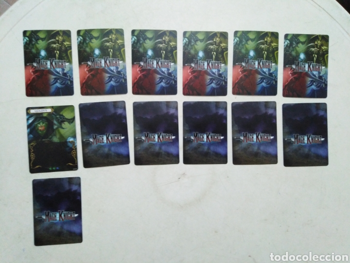 Juegos antiguos: Lote de 281 cartas de MAGE KNIGHT - Foto 8