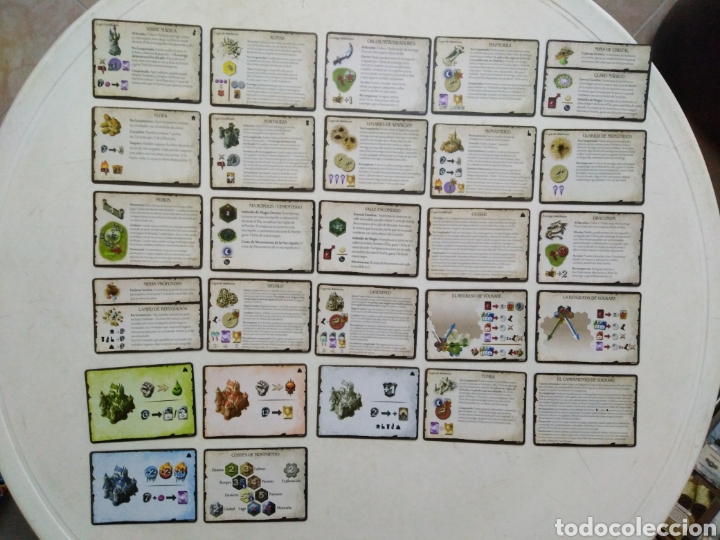 Juegos antiguos: Lote de 281 cartas de MAGE KNIGHT - Foto 9
