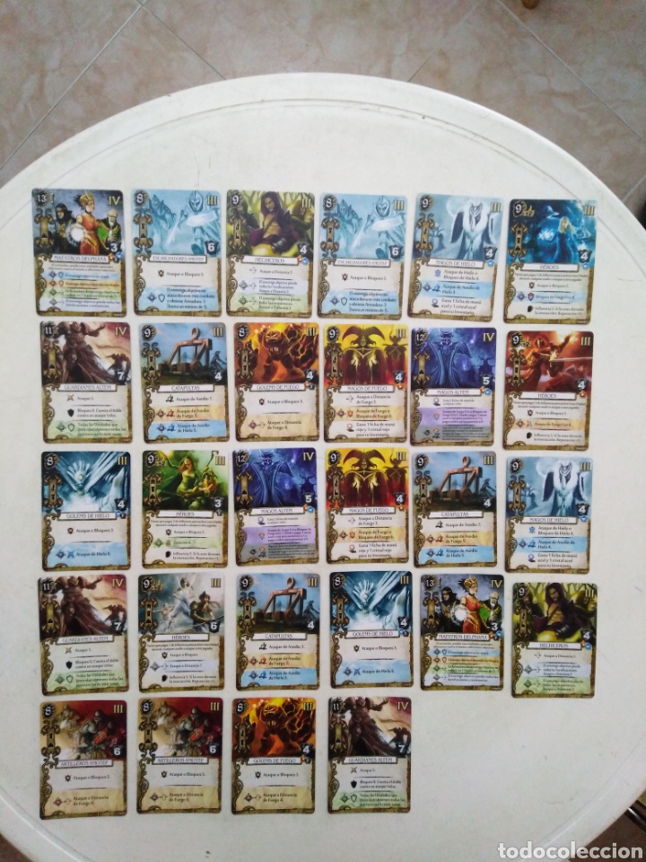 Juegos antiguos: Lote de 281 cartas de MAGE KNIGHT - Foto 11