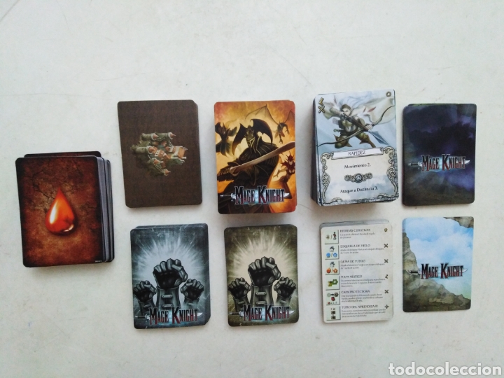 Juegos antiguos: Lote de 281 cartas de MAGE KNIGHT - Foto 1