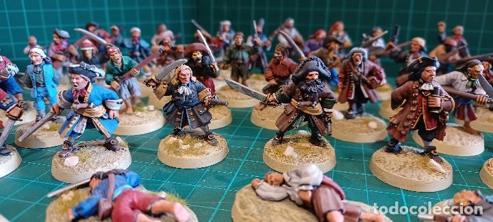 Juegos antiguos: FOUNDRY 28mm : 86 Figuras PIRATAS - Foto 6