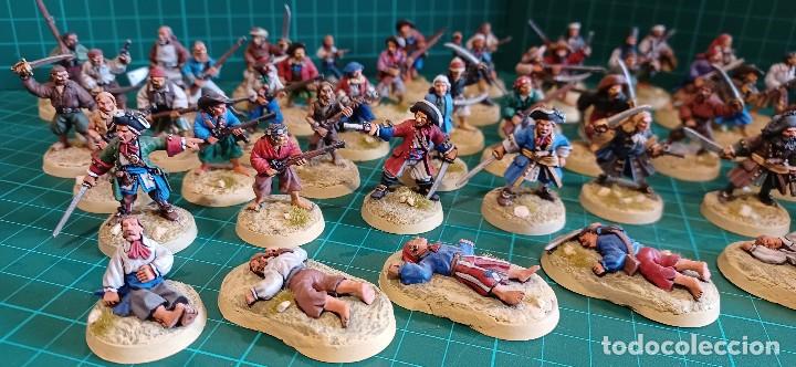 Juegos antiguos: FOUNDRY 28mm : 86 Figuras PIRATAS - Foto 3