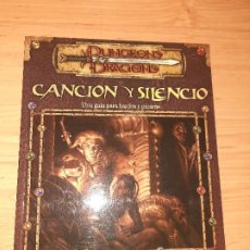 Juegos Antiguos: DUNGEONS & DRAGONS 3.0 CANCIÓN Y SILENCIO. Lote 309209863