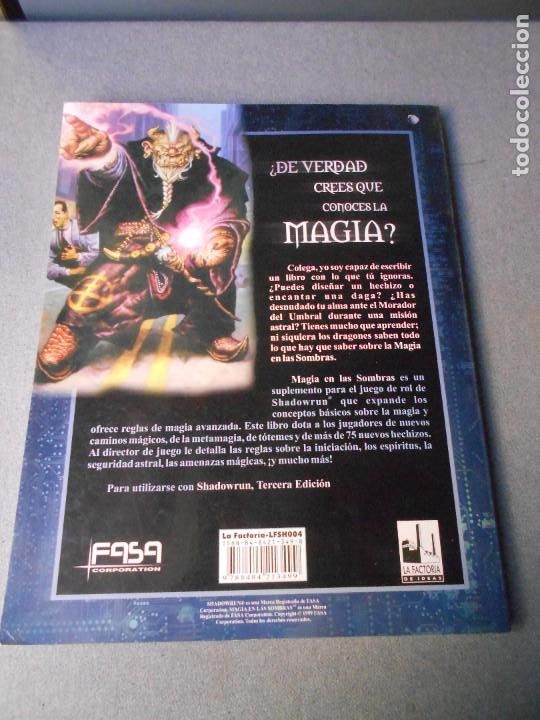 Juegos antiguos: SHADOWRUN. MAGIA EN LAS SOMBRAS - Foto 14