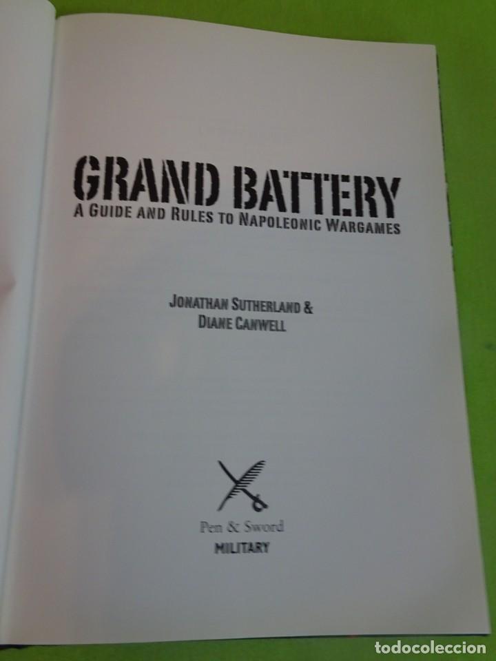 Juegos antiguos: GRAND BATTERY , A GUIDE & RULES FOR NAPOLEONIC WARGAMES - Foto 2