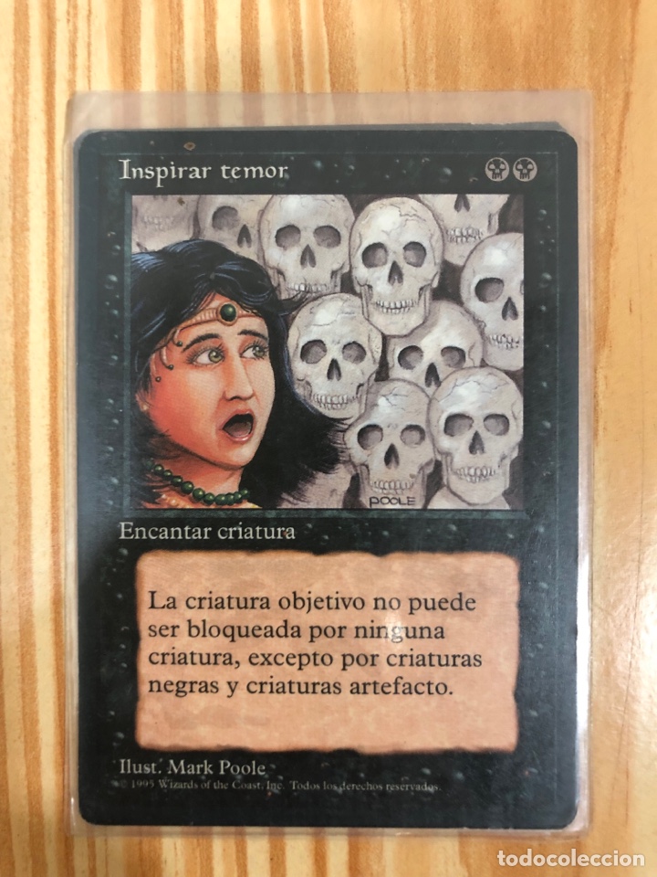 Juegos antiguos: Inspirar temor MAGIC The Gathering - Foto 1