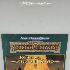 Juegos Antiguos: LIBRO ROL ADVANCED DUNGEONS & DRAGONS. FORGOTTEN REALMS. RUINS OF ZHENTIL KEEP. ADVENTURE BOOK.