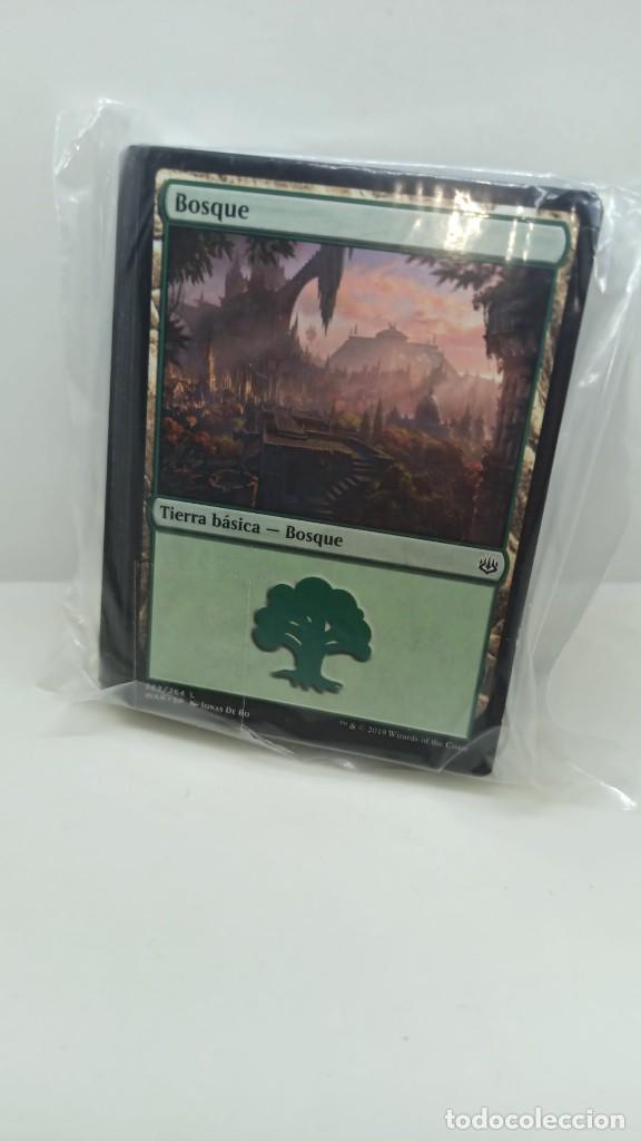 Juegos antiguos: Lote cartas Magic con fundas negro verde - Foto 3