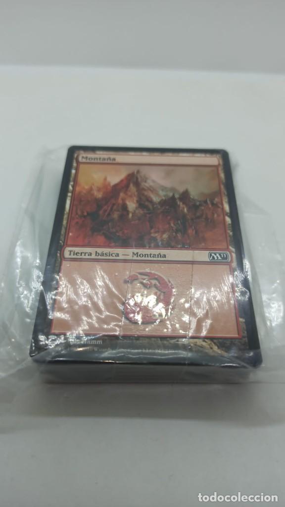 Juegos antiguos: Lote cartas Magic con fundas rojo blanco - Foto 2