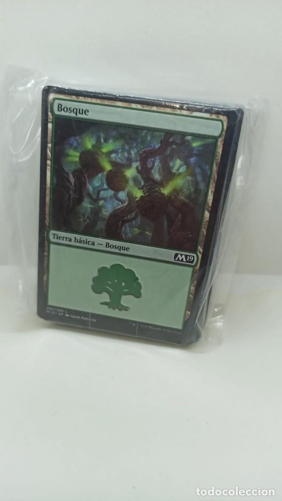 Juegos antiguos: Lote cartas Magic con fundas verde verde - Foto 2