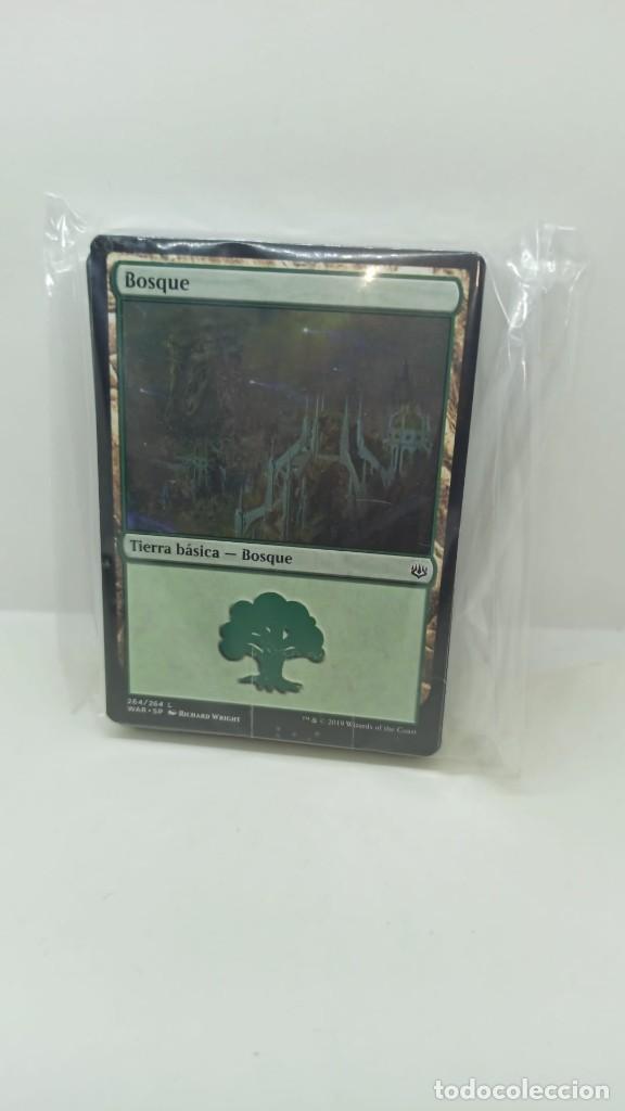 Juegos antiguos: Lote cartas Magic con fundas verde verde - Foto 3