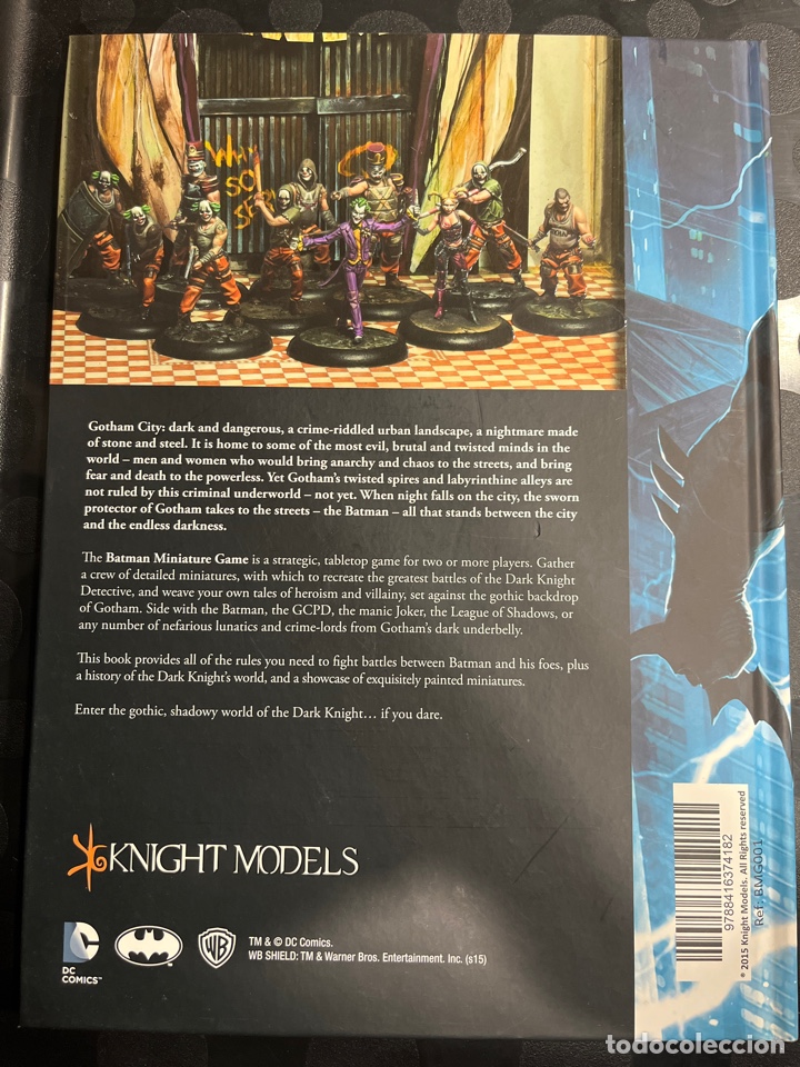 Juegos antiguos: BATMAN : MINIATURE GAME RULEBOOK DC C&Oacute;MICS KNIGHT MODELS ( 2015 ) - Foto 2