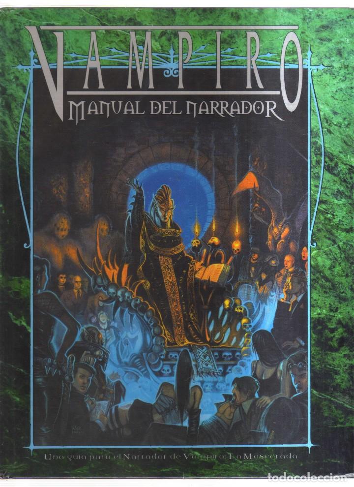 Juegos antiguos: VAMPIRO MANUAL DEL NARRADOR - Foto 1