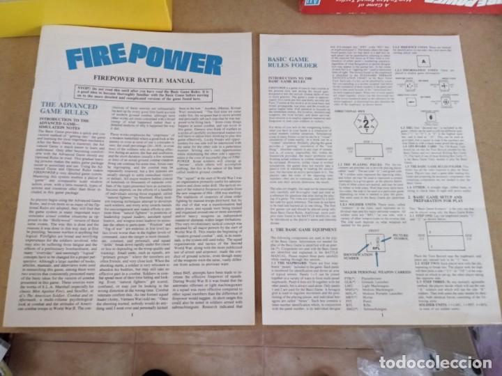 Juegos antiguos: Wargame Firepower de Avalon Hill - Foto 8
