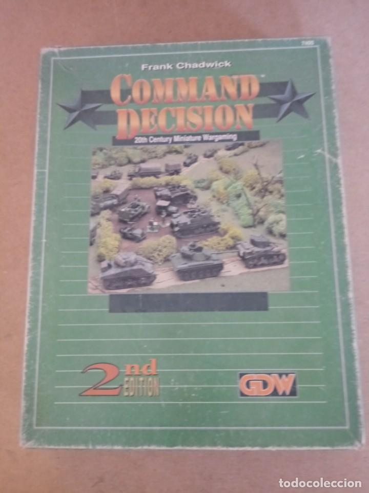 Juegos antiguos: Wargame Command Decision - Reglamento para combate con figuras de la SGM de GDW - Foto 1
