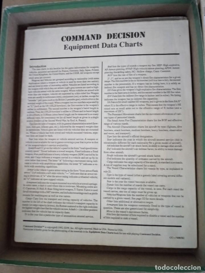Juegos antiguos: Wargame Command Decision - Reglamento para combate con figuras de la SGM de GDW - Foto 5