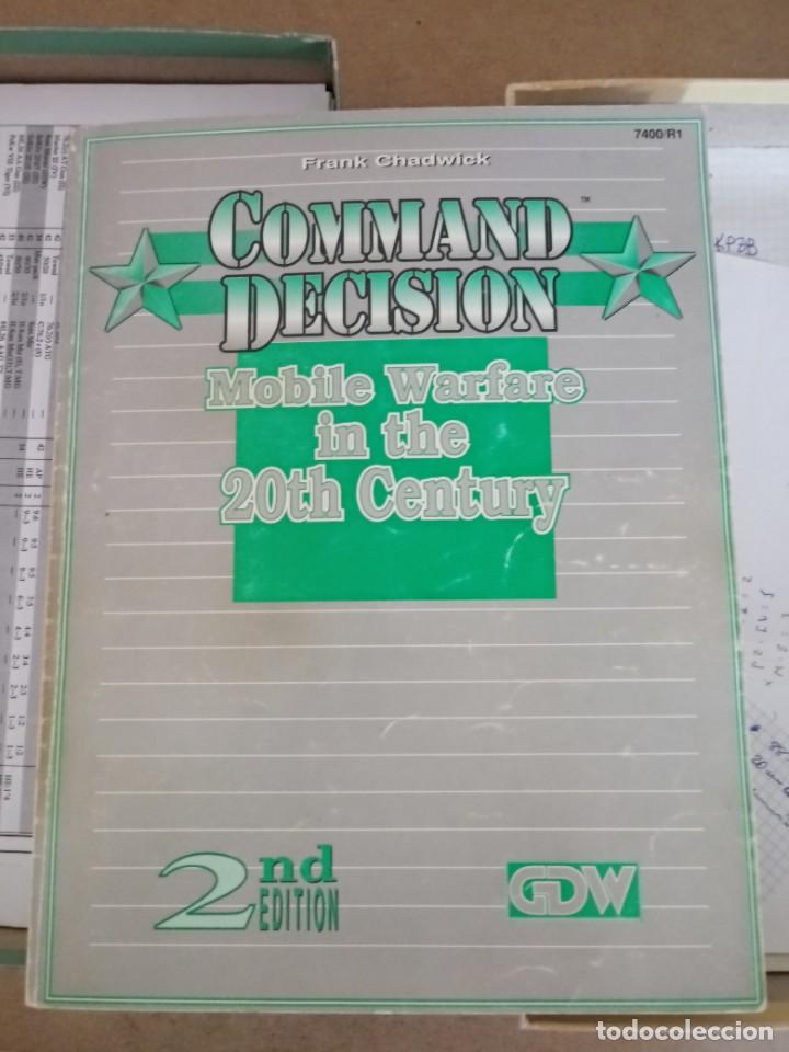 Juegos antiguos: Wargame Command Decision - Reglamento para combate con figuras de la SGM de GDW - Foto 8