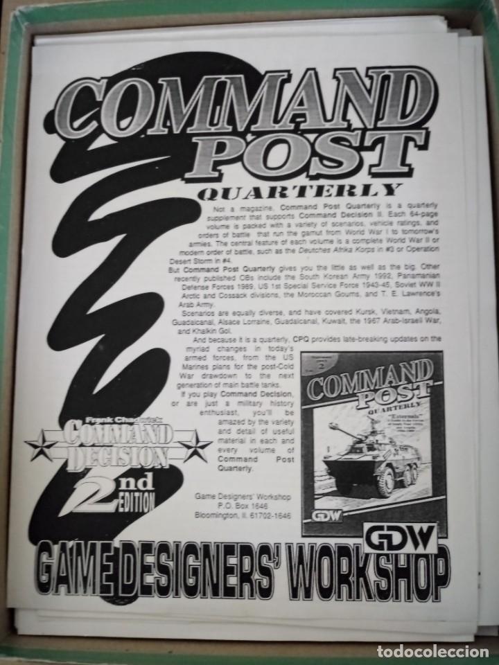 Juegos antiguos: Wargame Command Decision - Reglamento para combate con figuras de la SGM de GDW - Foto 14
