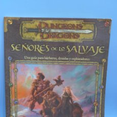 Juegos Antiguos: DUNGEONS AND DRAGONS - PUÑO Y ESPADA - UNA GUIA PARA BARBAROS DRUIDAS Y EXPLORADORES - DEVIR. Lote 354257833