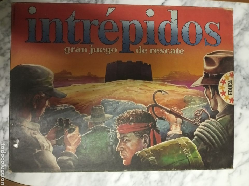 Juegos antiguos: Juego de mesa Intr&eacute;pidos - Foto 1