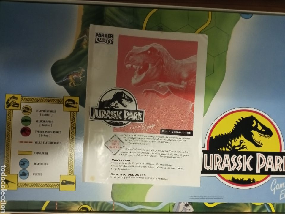 Juegos antiguos: Juego de mesa Jurassic Park - Foto 5