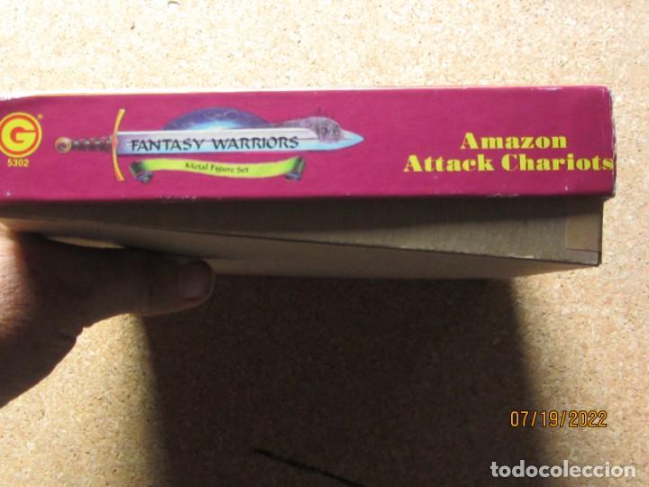 Juegos antiguos: FANTASY WARRIORS AMAZON ATTACK CHARIOTS falta uno de los animales - Foto 4