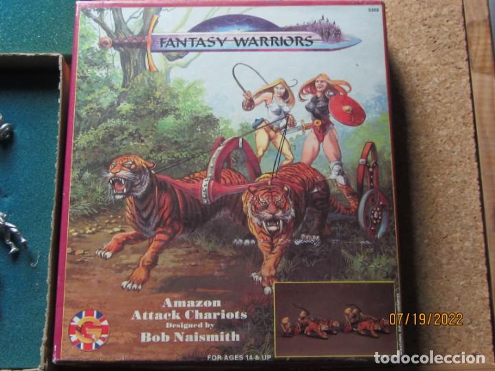 Juegos antiguos: FANTASY WARRIORS AMAZON ATTACK CHARIOTS falta uno de los animales - Foto 7