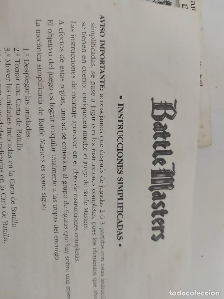 Juegos antiguos: BATTLE MASTERS JUEGO DE MB - LIBRO DE INSTRUCCONES E INSTRUCCIONES SIMPLIFICADAS - Foto 4