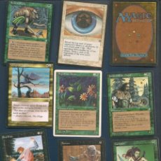 Juegos Antiguos: MAGIC. LOTE 8 CARTAS: ENCHANT / SUMMON / SORCERY. (P/D19)L/4