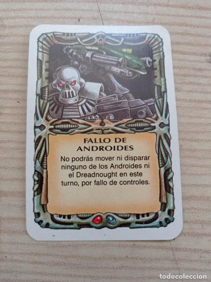 Juegos antiguos: Carta Fallo De Androides Sucesos Alien Cruzada Estelar - Foto 1