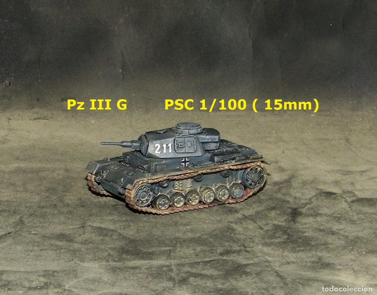 Juegos antiguos: Panzer III G, 1/100 ( PSC 15mm) - Foto 1