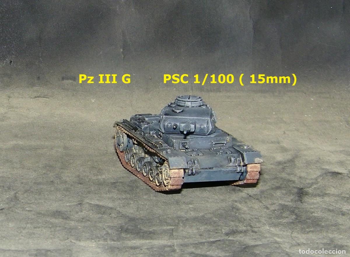 Juegos antiguos: Panzer III G, 1/100 ( PSC 15mm) - Foto 2