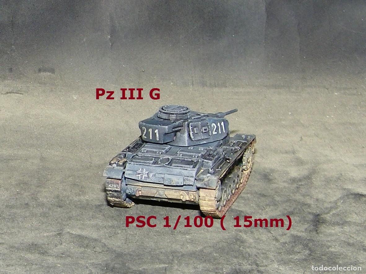 Juegos antiguos: Panzer III G, 1/100 ( PSC 15mm) - Foto 4