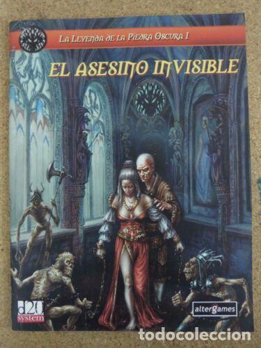 Juegos Antiguos: Libro de Rol.La Leyenda de la Piedra Oscura I.El Asesino Invisible.Altergames