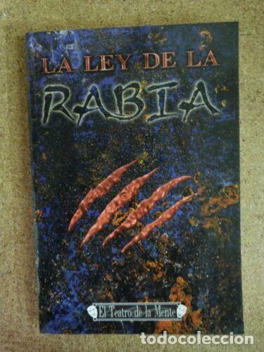 Juegos antiguos: Libro Rol.La Ley De La Rabia.El Teatro De La Mente.La Factoria - Foto 1