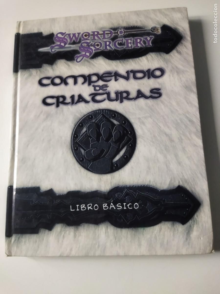 Juegos antiguos: SWORD SORCERY. COMPENDIO DE CRIATURAS. LIBRO B&Aacute;SICO.LA FACTORIA - Foto 1
