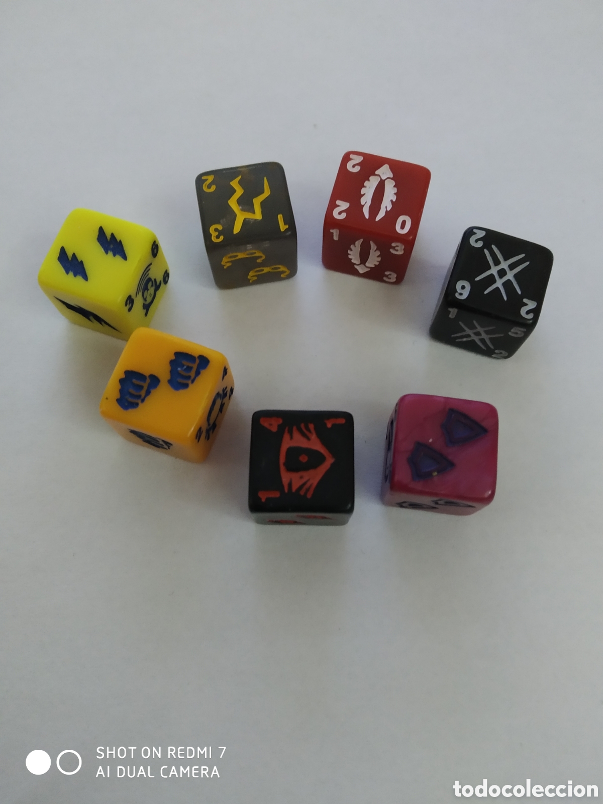Juegos antiguos: 7 DADOS- DICE MASTER MARVEL - Foto 1