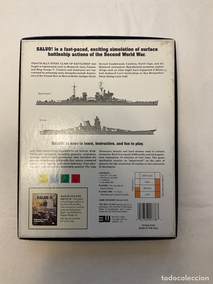 Juegos antiguos: Salvo! Wargame naval WW2 - Foto 2