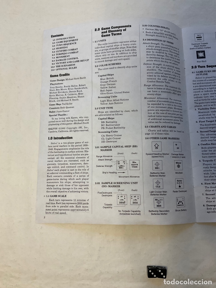 Juegos antiguos: Salvo! Wargame naval WW2 - Foto 6