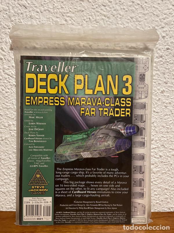 Juegos antiguos: TRAVELLER - DECK PLAN 3: EMPRESS MARAVA-CLASS FAR TRADER - JUEGO DE ROL - Foto 1