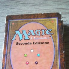 Juegos Antiguos: DECK MAZO VACÍO SECONDA EDIZIONE EN ITALIANO DESPEGADO POR UN LADO MAGIC THE GATHERING L ADUNANZA