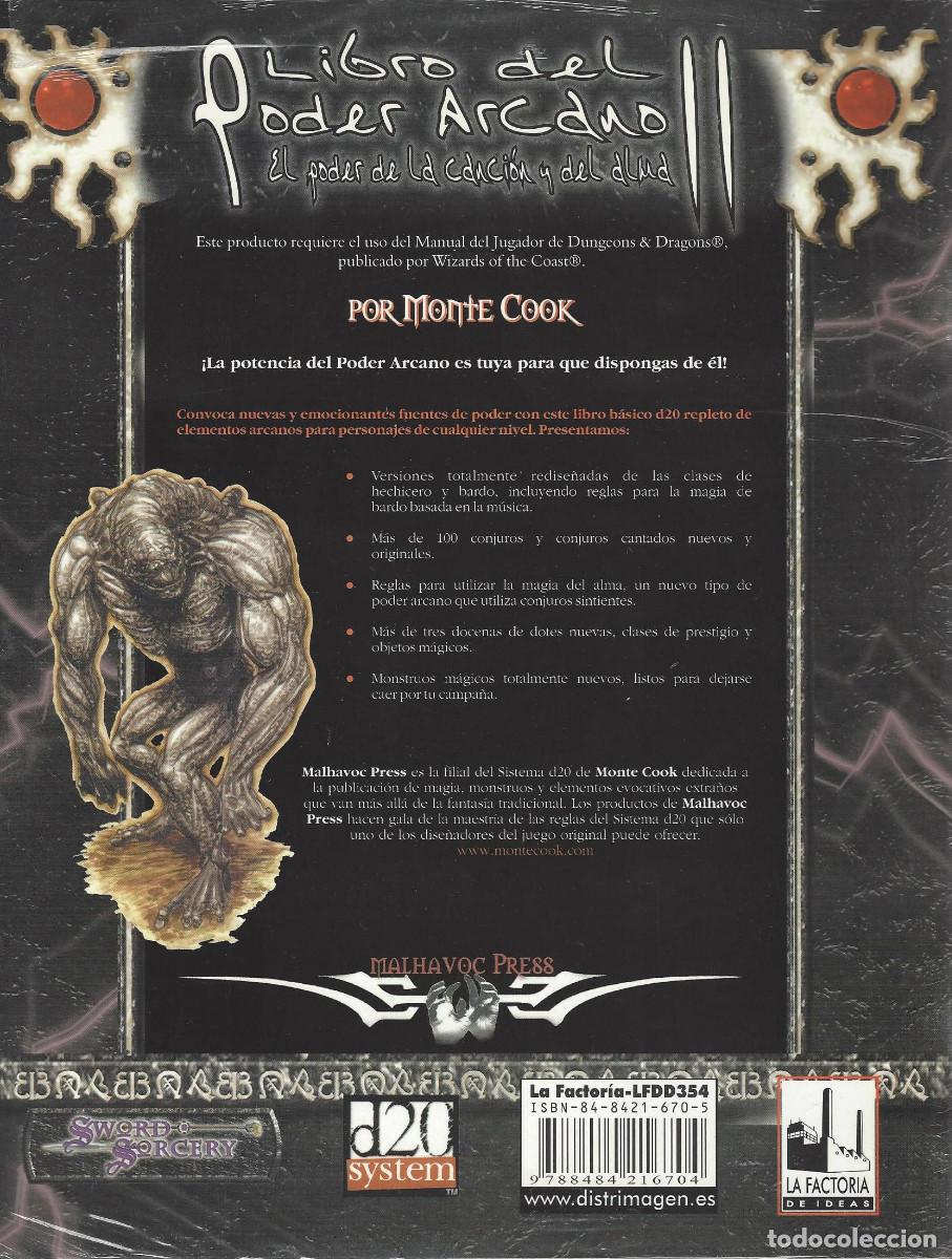Juegos antiguos: ROL - EL LIBRO DEL PODER ARCANO II - SWORD & SORCERY - PRECINTADO A ESTRENAR - Foto 2