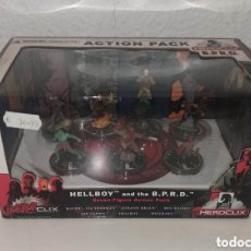 Juegos Antiguos: HEROCLIX - HORRORCLIX- ACTION PACK - HELLBOY AND THE B.P.R.D. - DARK HORSE COMICS - SIETE FIGURAS -. Lote 401874279