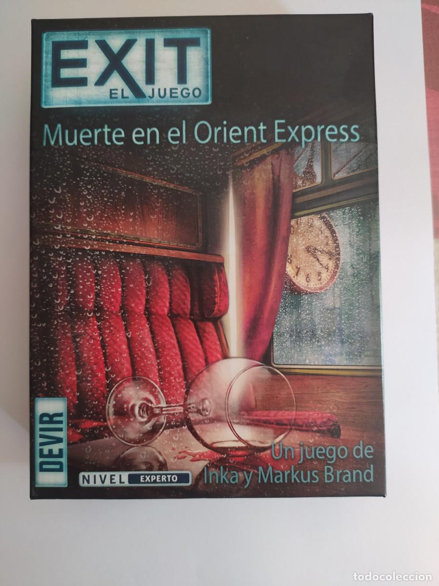 Juegos antiguos: DEVIR MUERTE EN EL ORIENT EXPRES EXIT EL JUEGO NIVEL EXPERTO - Foto 1
