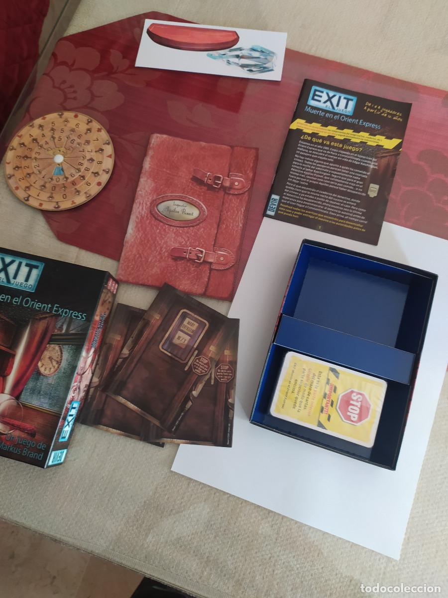 Juegos antiguos: DEVIR MUERTE EN EL ORIENT EXPRES EXIT EL JUEGO NIVEL EXPERTO - Foto 2
