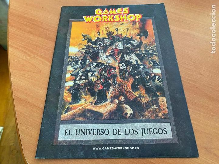 Juegos antiguos: GAMES WORKSHOP EL UNIVERSO DE LOS JUEGOS. CATALOGO (COB220) - Foto 1