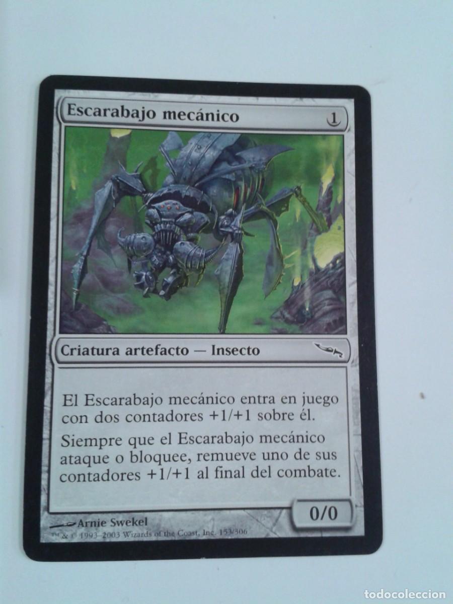 Juegos antiguos: Escarabajo mec&aacute;nico. Magic the gathering - Foto 1