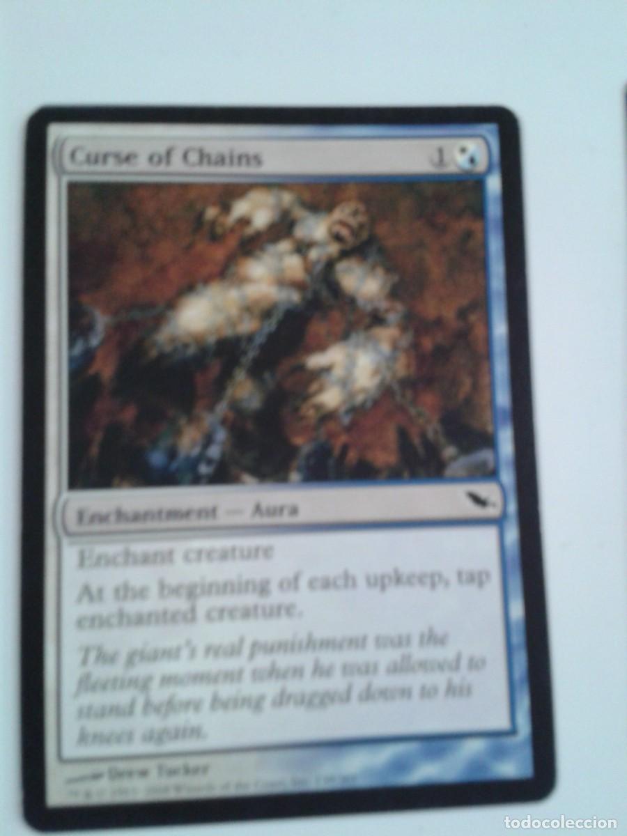 Juegos antiguos: Maldici&oacute;n de cadenas. MAGIC THE GATHERING. MTG. - Foto 1