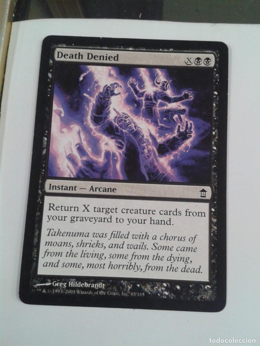 Juegos antiguos: Muerte negada. MAGIC THE GATHERING. MTG. - Foto 1